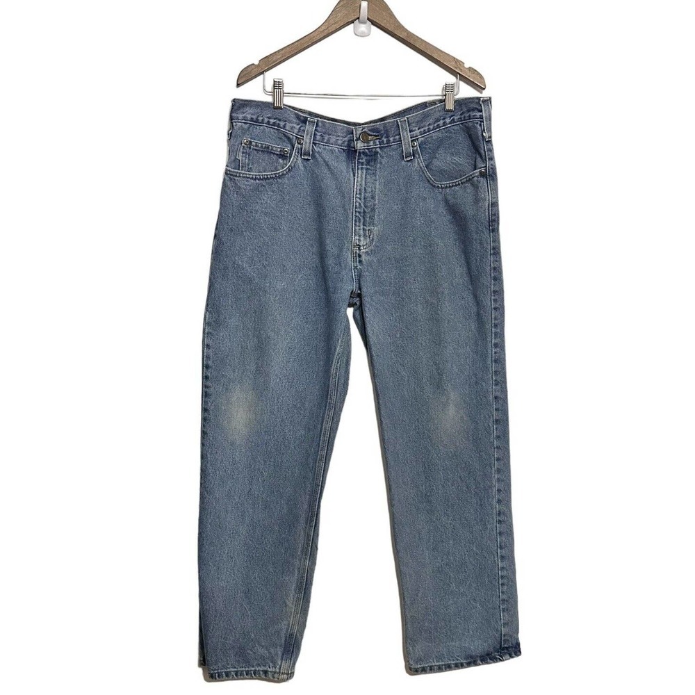 Carhartt Relaxed Fit Blue B460 LVB Jeans Size 38” x 30”
